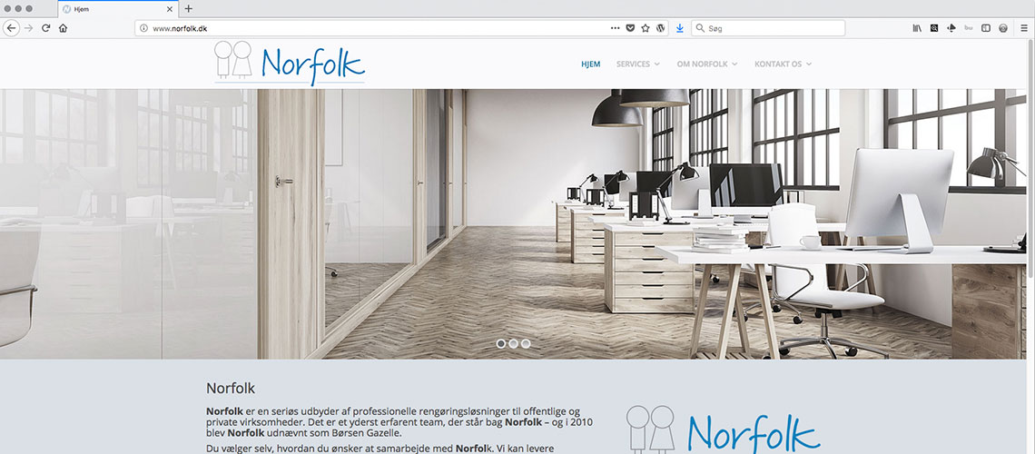 Norfolk website design